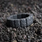 Hand-Carved Ebony Bracelet | Wabi Sabi Grounding Jewelry 3 - Buddha Bodhis Hand-Carved Ebony Bracelet Wabi Sabi Grounding Jewelry