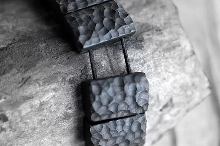 Hand-Carved Ebony Bracelet | Wabi Sabi Grounding Jewelry 6 - Buddha Bodhis Hand-Carved Ebony Bracelet Wabi Sabi Grounding Jewelry