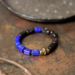Lapis Lazuli Ebony Bracelet | Grounded Wisdom Jewelry - Buddha Bodhis Lapis Lazuli Ebony Bracelet Grounded Wisdom Jewelry