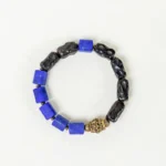 Lapis Lazuli Ebony Bracelet | Grounded Wisdom Jewelry 4 - Buddha Bodhis Lapis Lazuli Ebony Bracelet Grounded Wisdom Jewelry