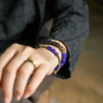 Lapis Lazuli Ebony Bracelet Set | Grounded Wisdom 2 - Buddha Bodhis Lapis Lazuli Ebony Bracelet Set Grounded Wisdom