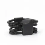 Multi-Strand Ebony Bracelet | Architectural Grounding Cuff 4 - Buddha Bodhis Multi-Strand Ebony Bracelet Architectural Grounding Cuff