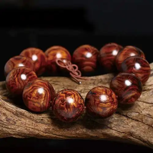 Handcrafted Indonesian Rosewood Cat Ear Comb | Scalp Gua Sha & Meridian Massage Tool - Buddha Bodhis Natural Red Rosewood Mala Beads for Compassion