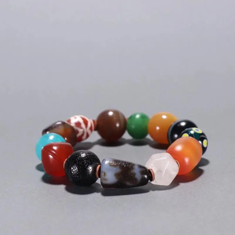 7 Chakra Multi-Color Agate Bracelet | Emotional Balance & Harmony - Buddha Bodhis Real 7 Chakra Healing Bracelet for Energy Balance