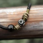 Single-Eye Dzi Bead Bracelet | Amulet for The Watchful Path 3 - Buddha Bodhis Single-Eye Dzi Bead Bracelet Amulet for The Watchful Path