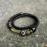 Single-Eye Dzi Bead Bracelet | Amulet for The Watchful Path 2 - Buddha Bodhis Single-Eye Dzi Bead Bracelet Amulet for The Watchful Path