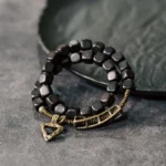 The Anchor & The Path: An Ebony Arrowhead Bracelet 2 - Buddha Bodhis The Anchor & The Path An Ebony Arrowhead Bracelet