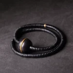 The Center of All Things: A Minimalist Ebony Bracelet - Buddha Bodhis The Center of All Things A Minimalist Ebony Bracelet