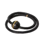 The Center of All Things: A Minimalist Ebony Bracelet 4 - Buddha Bodhis The Center of All Things A Minimalist Ebony Bracelet