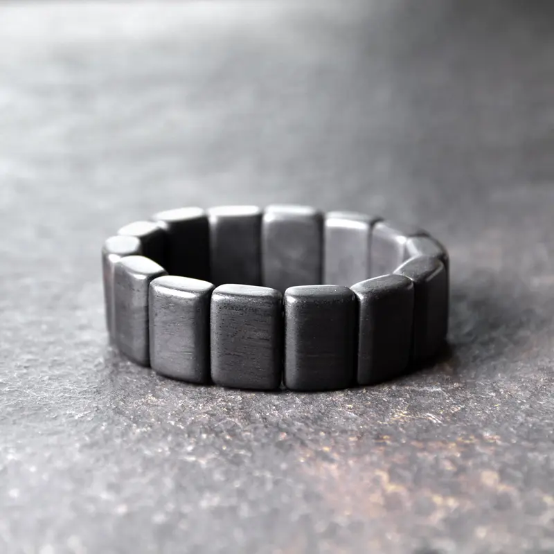 The Sacred Foundation An Architectural Ebony Bracelet (1) The Sacred Foundation An Architectural Ebony Bracelet