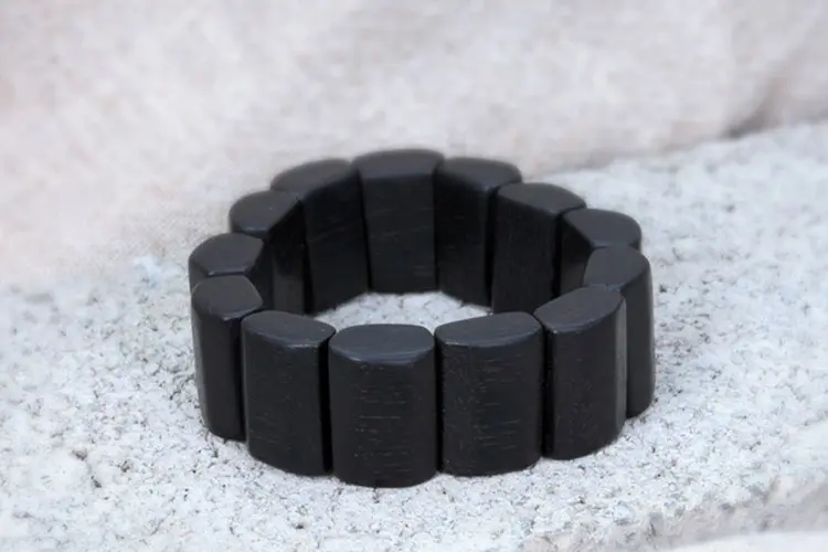 The Sacred Foundation: An Architectural Ebony Bracelet 5 - Buddha Bodhis The Sacred Foundation An Architectural Ebony Bracelet