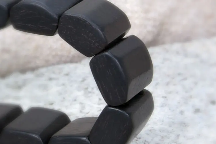 The Sacred Foundation: An Architectural Ebony Bracelet 6 - Buddha Bodhis The Sacred Foundation An Architectural Ebony Bracelet