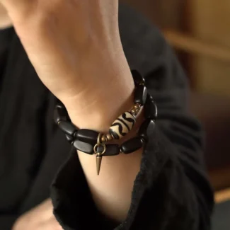 The Wave of Fortune A Wave of Fortune Dzi Bracelet