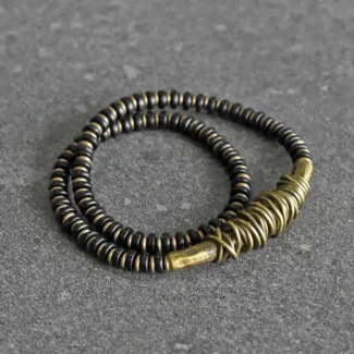 The Weaver's Path An Artisan Wire-Wrapped Ebony Bracelet