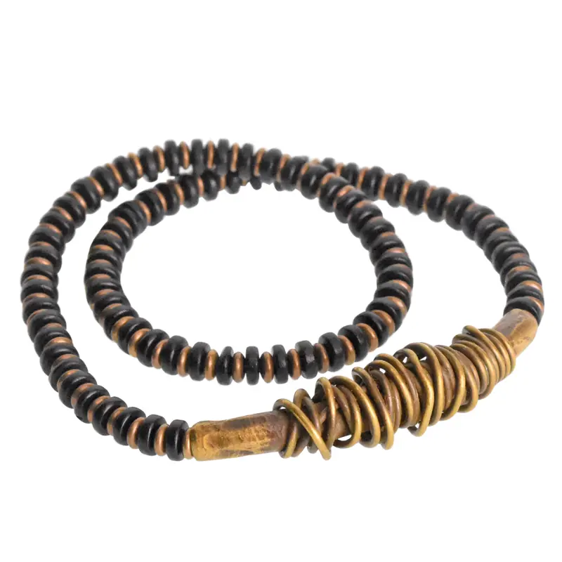 The Weaver's Path An Artisan Wire-Wrapped Ebony Bracelet (5) The Weaver's Path An Artisan Wire-Wrapped Ebony Bracelet