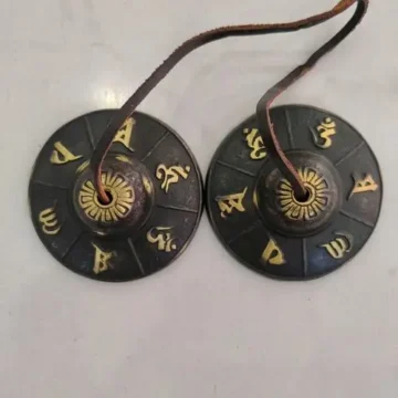 2 - Buddha Bodhis Tibetan Tingsha Bells for Meditation and Focus