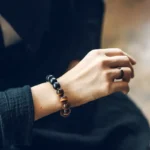 Tiger's Eye and Ebony Bracelet | Grounded Courage Jewelry 3 - Buddha Bodhis Tiger's Eye and Ebony Bracelet Grounded Courage Jewelry