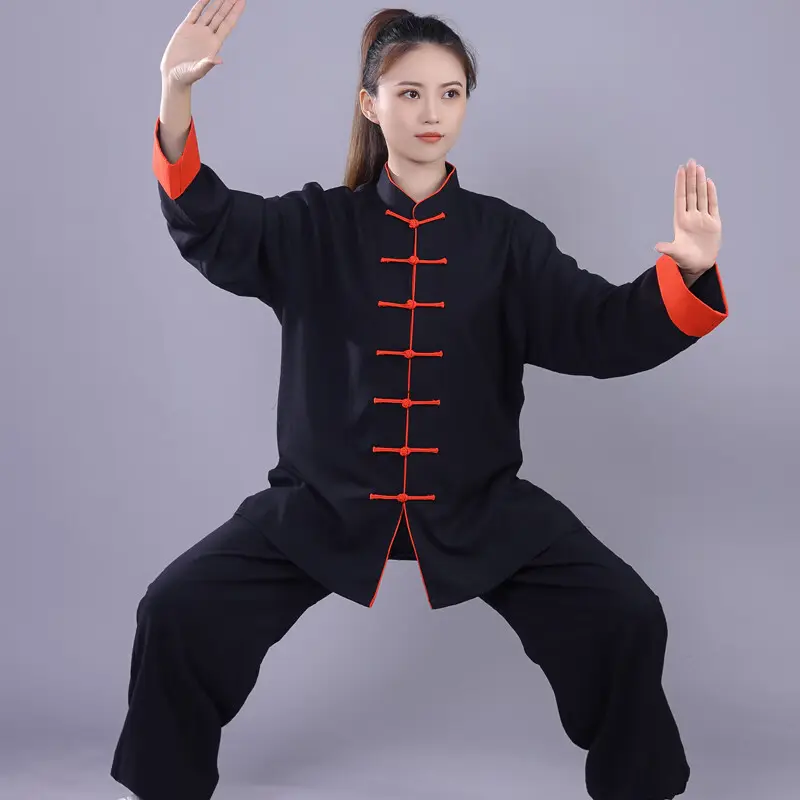 1 - Buddha Bodhis Close up of traditional frog buttons on meditation jacket