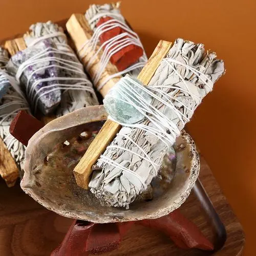 Hand-Painted Ceramic Essential Oil Diffuser Bottle | Portable Aromatherapy for Car & Home 1 - Buddha Bodhis Meditation altar with crystal diffuser and incense