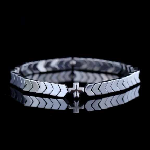 The Grounding Power of a Hematite Bracelet: A Guide to Its Meaning, Benefits, and Use 2 - Buddha Bodhis The Grounding Power of a Hematite Bracelet A Guide to Its Meaning, Benefits, and Use