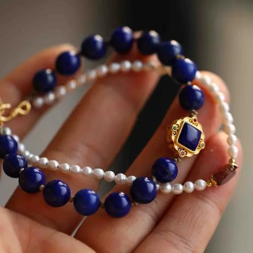 The Lapis Lazuli Bracelet: Its Spiritual Meaning, Benefits, and How to Wear It 3 - Buddha Bodhis The Lapis Lazuli Bracelet Its Spiritual Meaning, Benefits, and How to Wear It