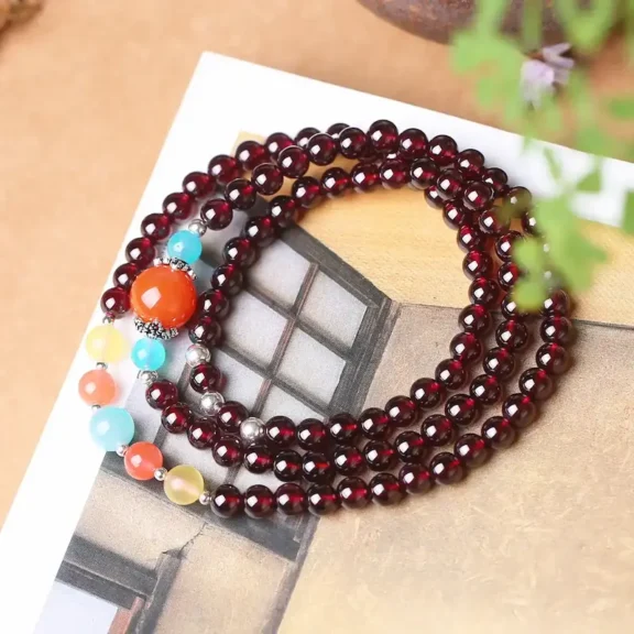 The Spiritual Meaning and Benefits of a Garnet Bracelet 1 - Buddha Bodhis The Spiritual Meaning and Benefits of a Garnet Bracelet