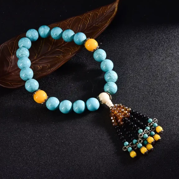 The Spiritual Meaning of a Turquoise Bracelet: A Guide to Its Properties and Benefits 1 - Buddha Bodhis The Spiritual Meaning of a Turquoise Bracelet A Guide to Its Properties and Benefits