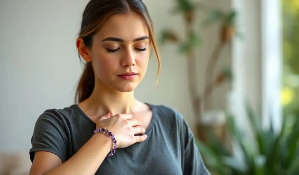Amethyst Bracelet Meaning: Your Complete Guide to Peace, Intuition, and Spiritual Healing - Buddha Bodhis Amethyst Bracelet Meaning: Peace and Intuition context of meditation