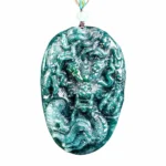 88g Heavyweight Natural Jadeite Dragon Pendant | 3D High-Relief Amulet for Success 4 - Buddha Bodhis 88g Heavyweight Natural Jadeite Dragon Pendant 3D High-Relief Amulet for Success