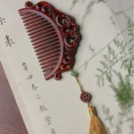 Hand-Carved Indonesian Rosewood Comb | Anti-Static Scalp Massage & Zen Ritual 1 - Buddha Bodhis Hand-Carved Indonesian Rosewood Comb | Anti-Static Scalp Massage & Zen Ritual