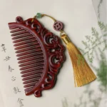 Hand-Carved Indonesian Rosewood Comb | Anti-Static Scalp Massage & Zen Ritual - Buddha Bodhis Hand-Carved Indonesian Rosewood Comb | Anti-Static Scalp Massage & Zen Ritual