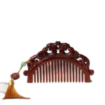 Hand-Carved Indonesian Rosewood Comb | Anti-Static Scalp Massage & Zen Ritual 4 - Buddha Bodhis Hand-Carved Indonesian Rosewood Comb | Anti-Static Scalp Massage & Zen Ritual