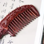 Hand-Carved Indonesian Rosewood Dragon Comb | Double-Sided 3D Totem for Success 3 - Buddha Bodhis Hand-Carved Indonesian Rosewood Dragon Comb | Double-Sided 3D Totem for Success