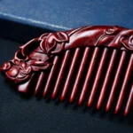 Hand-Carved Rosewood Hairpin & Comb Gift Set | Peony Floral Amulet for Hair Health 1 - Buddha Bodhis Hand-Carved Rosewood Hairpin & Comb Gift Set | Peony Floral Amulet for Hair Health