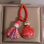 Handcrafted Embroidered Tassel Charm | Lucky Horse, Cat & Fortune Bag Amulets 3 - Buddha Bodhis Handcrafted Embroidered Tassel Charm Lucky Horse, Cat & Fortune Bag Amulets