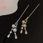 Handcrafted Lily of the Valley Metal Hairpin | Floral Hair Stick for Happiness & Grace 4 - Buddha Bodhis Handcrafted Lily of the Valley Metal Hairpin Floral Hair Stick for Happiness & Grace