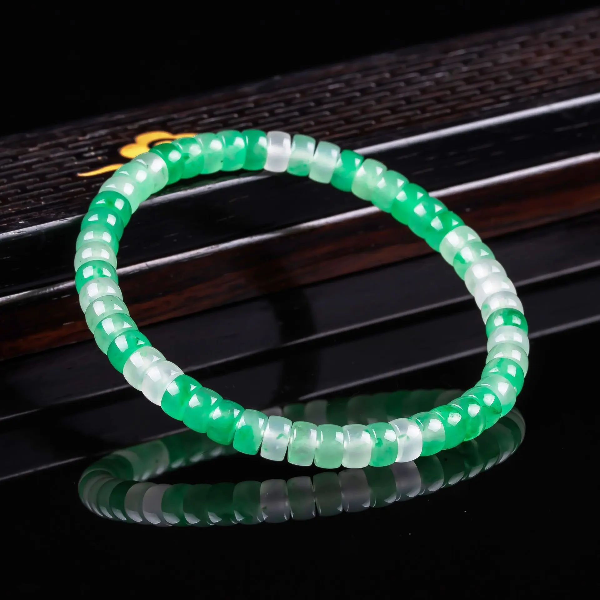 Natural 6mm African Jade Abacus Bead Bracelet Heart Chakra Healing & Prosperity (2) Natural 6mm African Jade Abacus Bead Bracelet Heart Chakra Healing & Prosperity