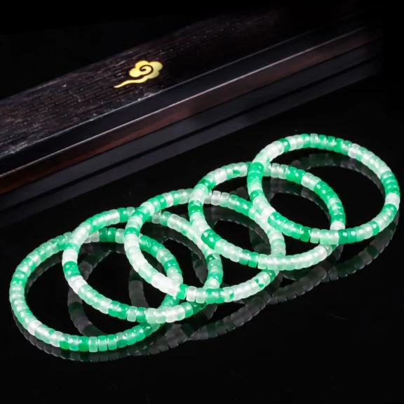 Natural 6mm African Jade Abacus Bead Bracelet | Heart Chakra Healing & Prosperity 6 - Buddha Bodhis Natural 6mm African Jade Abacus Bead Bracelet Heart Chakra Healing & Prosperity