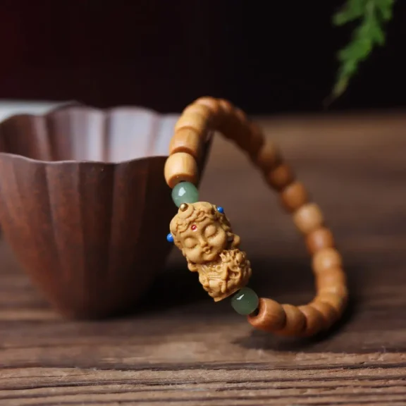 The Spiritual Meaning of Sandalwood Bracelets: A Guide to Calm, Healing, and Inner Peace 3 - Buddha Bodhis The Spiritual Meaning of Sandalwood Bracelets A Guide to Calm, Healing, and Inner Peace