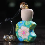 Hand-Painted Ceramic Essential Oil Diffuser Bottle | Portable Aromatherapy for Car & Home 3 - Buddha Bodhis Hand-Painted Ceramic Essential Oil Diffuser Bottle Portable Aromatherapy for Car & Home