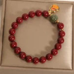 Handcrafted Natural Red Cinnabar Bracelet | Gourd (Hulu) Amulet for Protection & Prosperity 2 - Buddha Bodhis Handcrafted Natural Red Cinnabar Bracelet Gourd (Hulu) Amulet for Protection & Prosperity