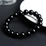 Natural Black, Gold & Silver Sheen Obsidian Bracelet | 6mm-18mm Protection & Wealth Beads 2 - Buddha Bodhis Natural Black, Gold & Silver Sheen Obsidian Bracelet 6mm-18mm Protection & Wealth Beads