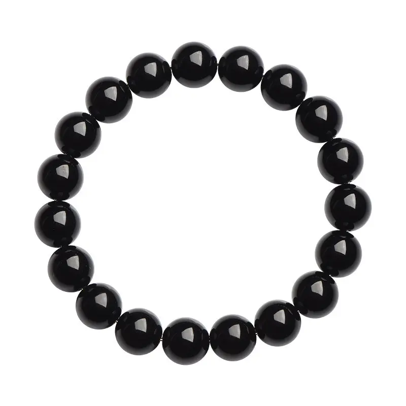 Natural Black, Gold & Silver Sheen Obsidian Bracelet 6mm-18mm Protection & Wealth Beads (7) Natural Black, Gold & Silver Sheen Obsidian Bracelet 6mm-18mm Protection & Wealth Beads