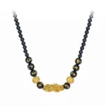 Natural Black Obsidian Pixiu Necklace | Om Mani Padme Hum Mantra for Wealth & Protection 3 - Buddha Bodhis Natural Black Obsidian Pixiu Necklace Om Mani Padme Hum Mantra for Wealth & Protection