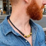 Natural Black Obsidian Pixiu Necklace | Om Mani Padme Hum Mantra for Wealth & Protection 9 - Buddha Bodhis Natural Black Obsidian Pixiu Necklace | Om Mani Padme Hum Mantra for Wealth & Protection 8 - Buddha Bodhis