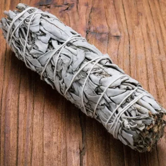 Home 35 - Buddha Bodhis Authentic California White Sage Smudge Stick - Natural Air Cleansing Bundle