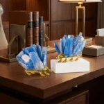 Handcrafted Natural Kyanite Hedgehog Ornament | Modern Desktop Decor 4 - Buddha Bodhis Handcrafted Natural Kyanite Hedgehog Ornament | Modern Desktop Decor