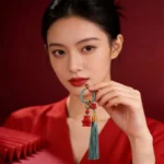 Handcrafted Natural Red Cinnabar "Prosperity on Horseback" Keychain | 2026 Zodiac Wealth Amulet 1 - Buddha Bodhis Handcrafted Natural Red Cinnabar Prosperity on Horseback Keychain 2026 Zodiac Wealth Amulet