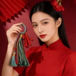 Handcrafted Natural Red Cinnabar Wenchang Pagoda Keychain | Wisdom & Focus Amulet 2 - Buddha Bodhis Handcrafted Natural Red Cinnabar Wenchang Pagoda Keychain Wisdom & Focus Amulet