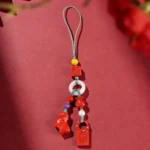 Handcrafted Natural Red Cinnabar Year of the Horse Phone Charm | 2026 Zodiac Amulet 3 - Buddha Bodhis Handcrafted Natural Red Cinnabar Year of the Horse Phone Charm 2026 Zodiac Amulet